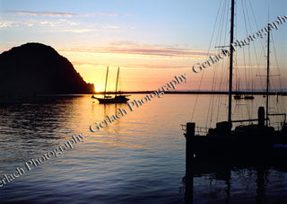 Morro Bay Sunset Wood