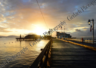 Stern's Wharf Glow Canvas