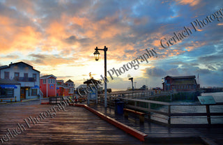 Stearns Wharf Lamp Canvas