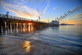 Stearns Wharf Sunrise Canvas