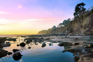 Ledbetter Beach Sunset Canvas